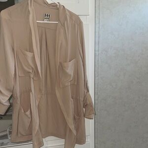 Haute hippie tan blouse